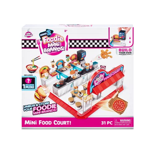 Mini Brands Foodie Series 2 Food Court Playset with 1 Exclusive Mini D8222