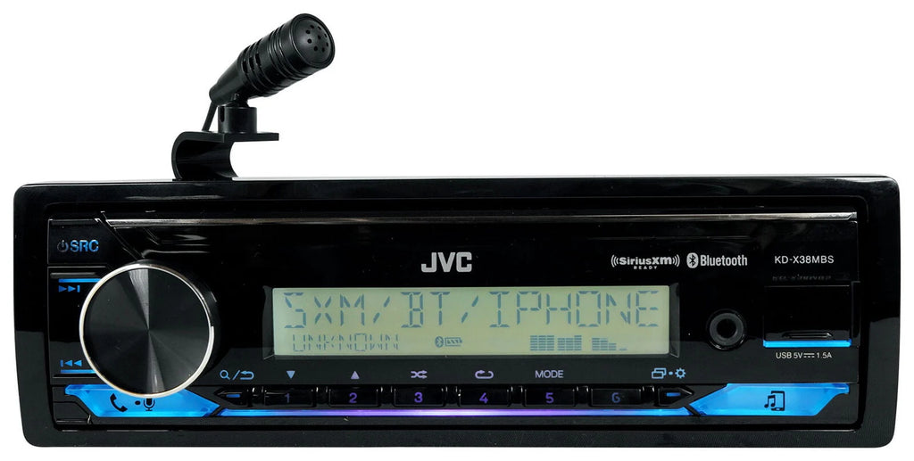 Single-DIN Marine CD Multimedia Receiver with Bluetooth O737