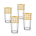 Gold Ring High Ball Set of 4 L909
