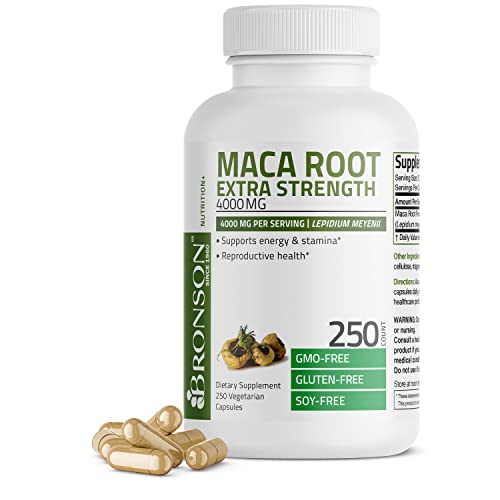 Maca Root 4000 MG 250 Vegetarian Capsules Q7316