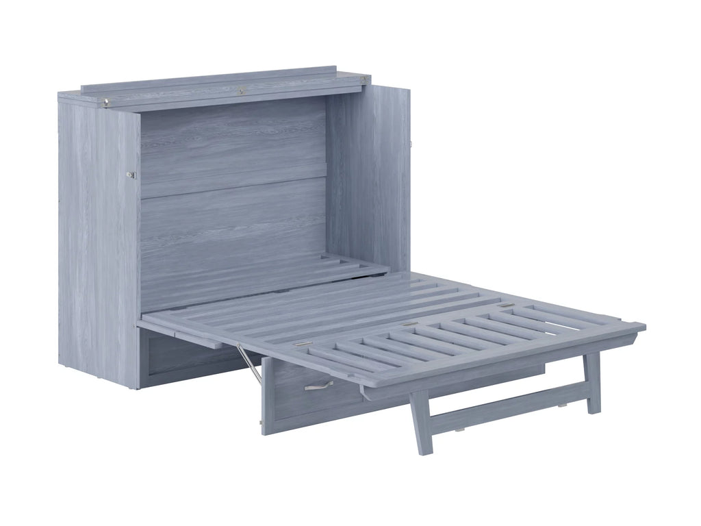 Solid Wood Murphy Bed Chest with Mattress R29068
