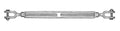 5/8in x 12in Jaw/Jaw Turnbuckle Galv Z9927