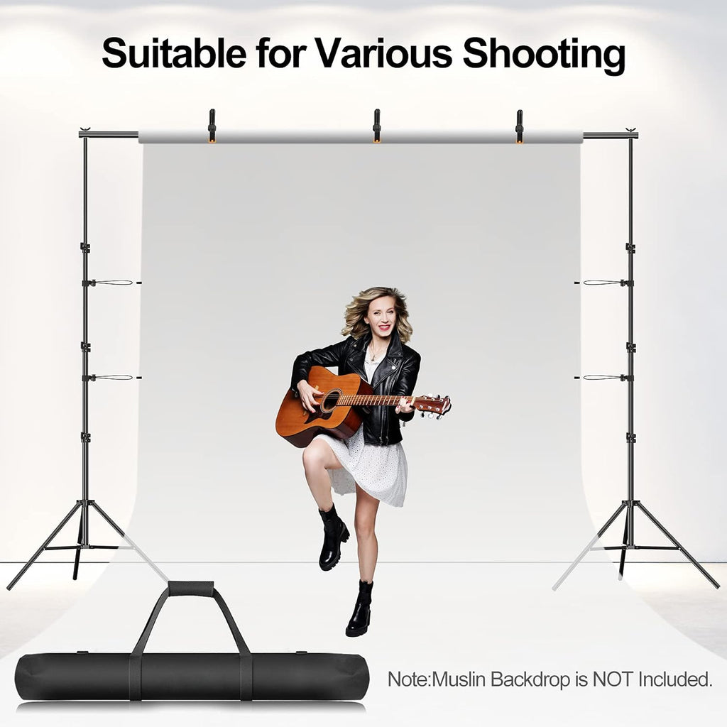 Heavy Duty Adjustable Backdrop Stand with Carry Bag R19325