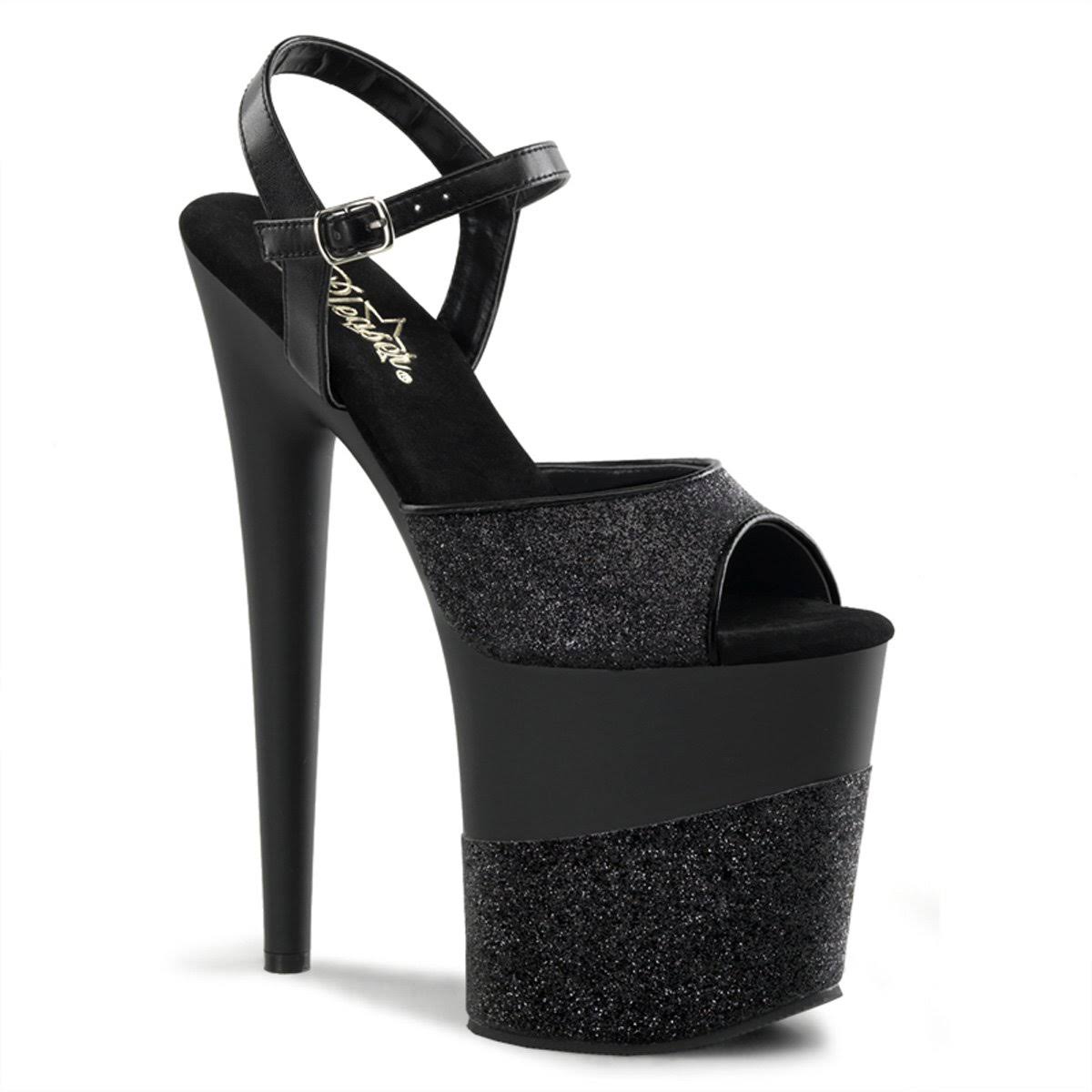 Gold 8x22 Heel Ankle Strap Platform S E55519