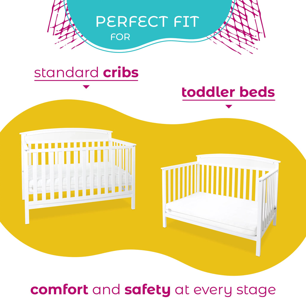 Memory Foam Crib Mattress with Waterproof Cover L239