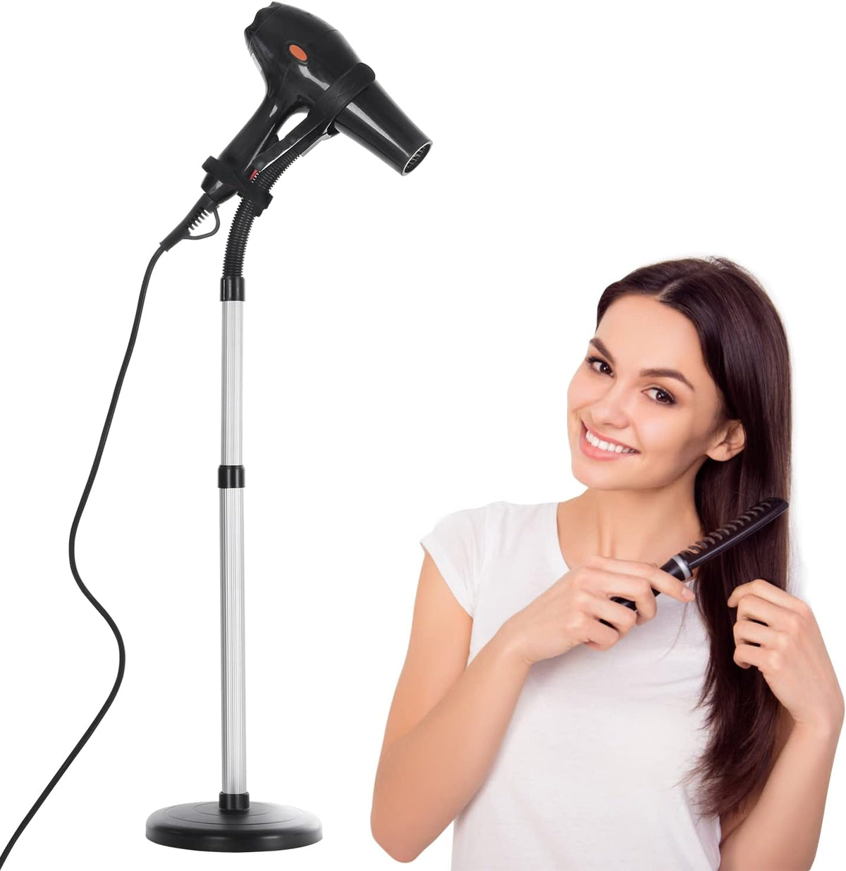 Adjustable Metal Hair Dryer Stand Holder C72359