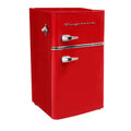3.2 cu. ft. 2 Door Retro Mini Fridge in Red X312445