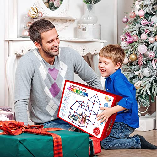 140 Pcs STEM Construction Fort Building Kit X642