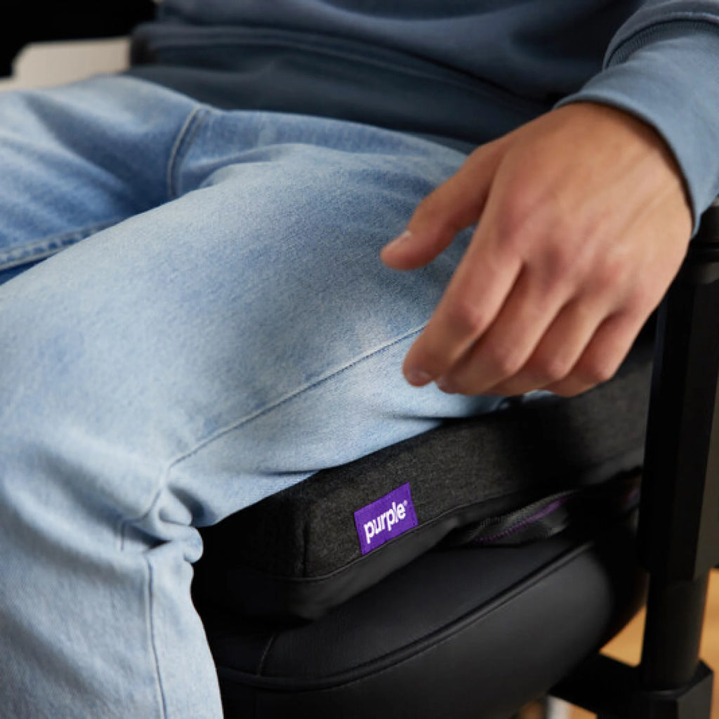 Purple Double Seat Cushion 18" x 16" GelFlex Grid R98002