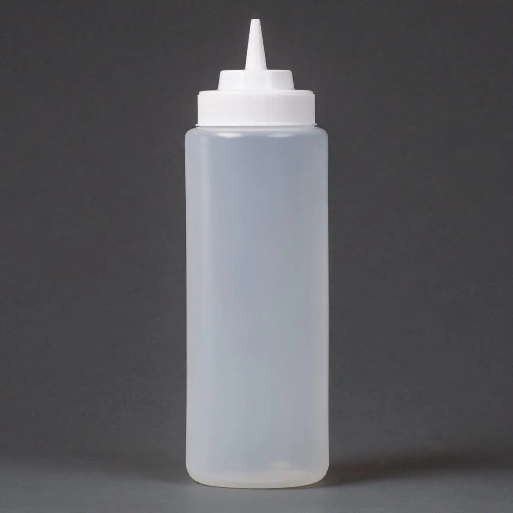 Wide Mouth Squeeze Bottles 32 Ounce 6 Pack K1556