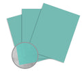 Antique Vellum Aqua Card Stock 8 1/2 x 11 in 80 lb 100 per Package Q609