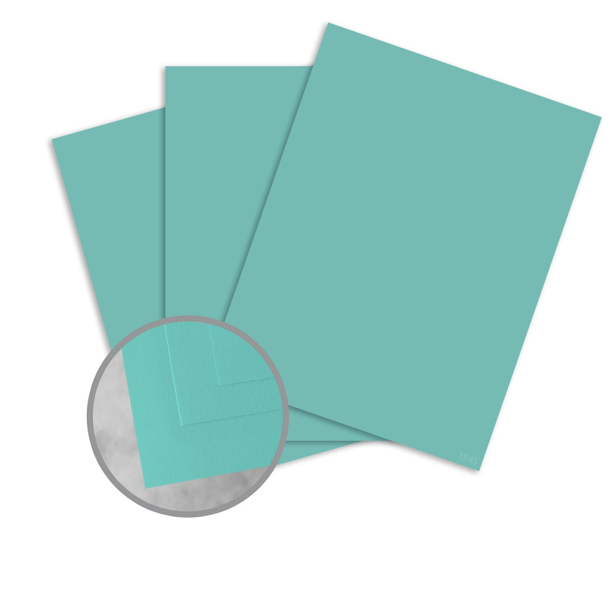 Antique Vellum Aqua Card Stock 8 1/2 x 11 in 80 lb 100 per Package Q609