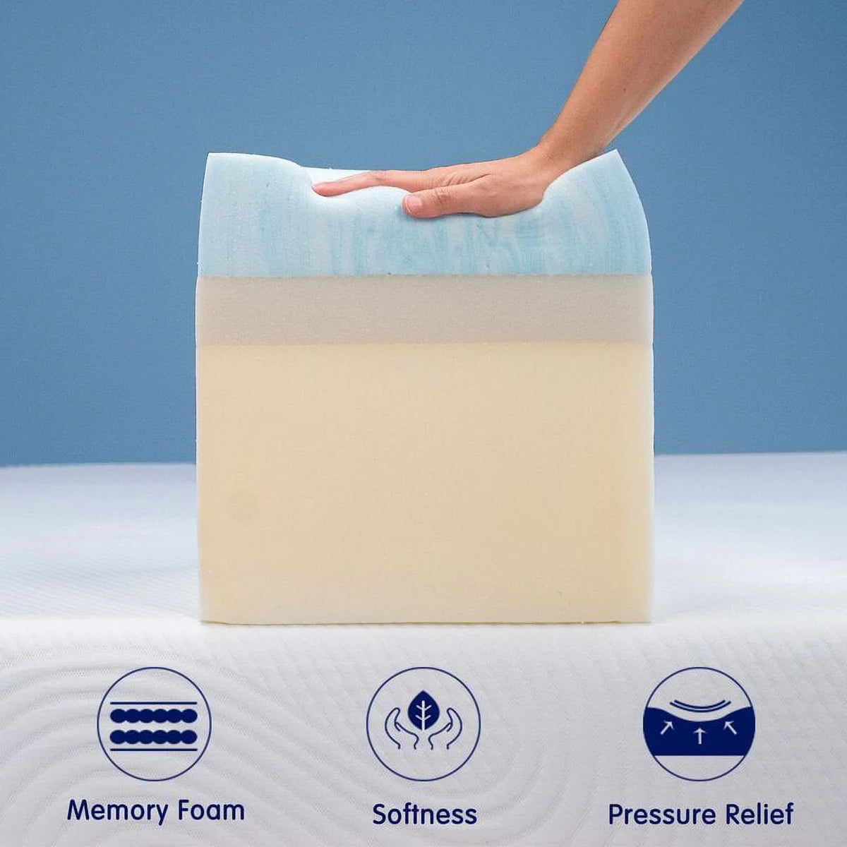 10" Gel Memory Foam Mattress Queen M24462