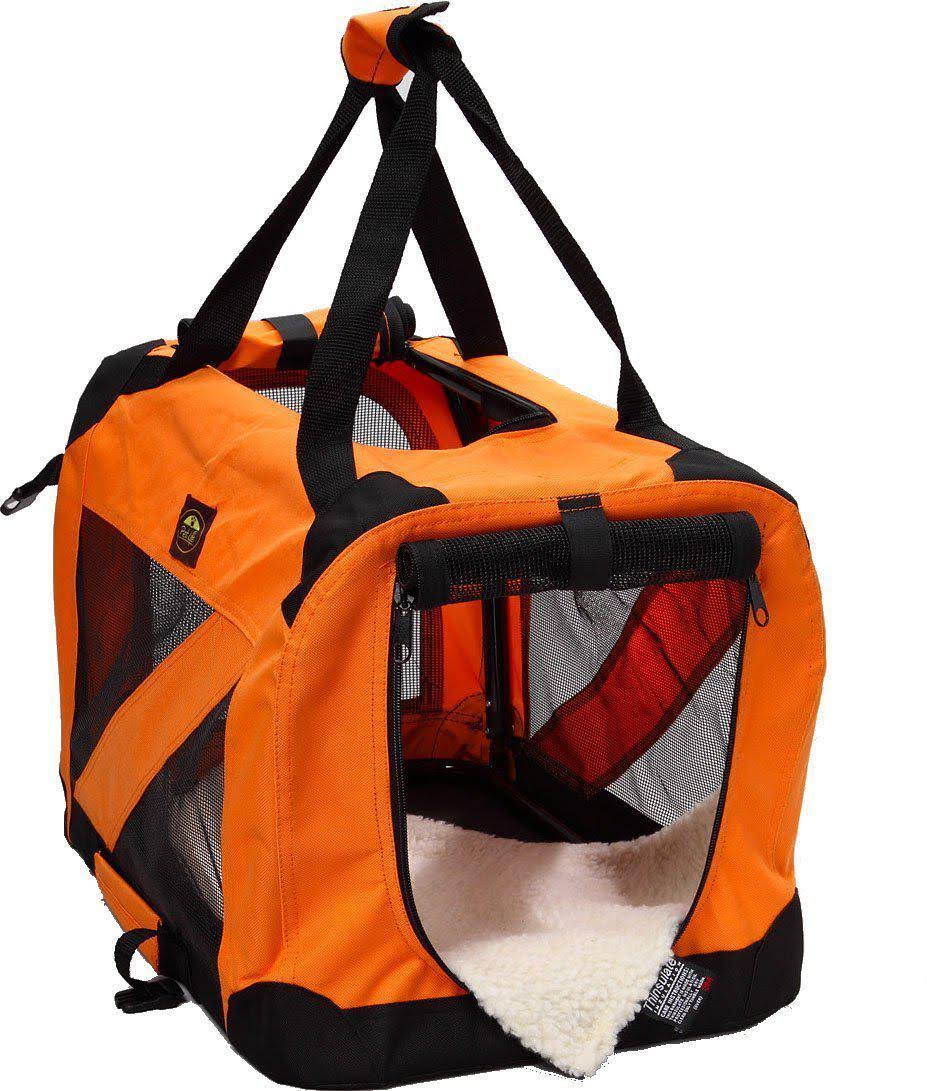 Folding Pet Dog Carrier, Orange O308