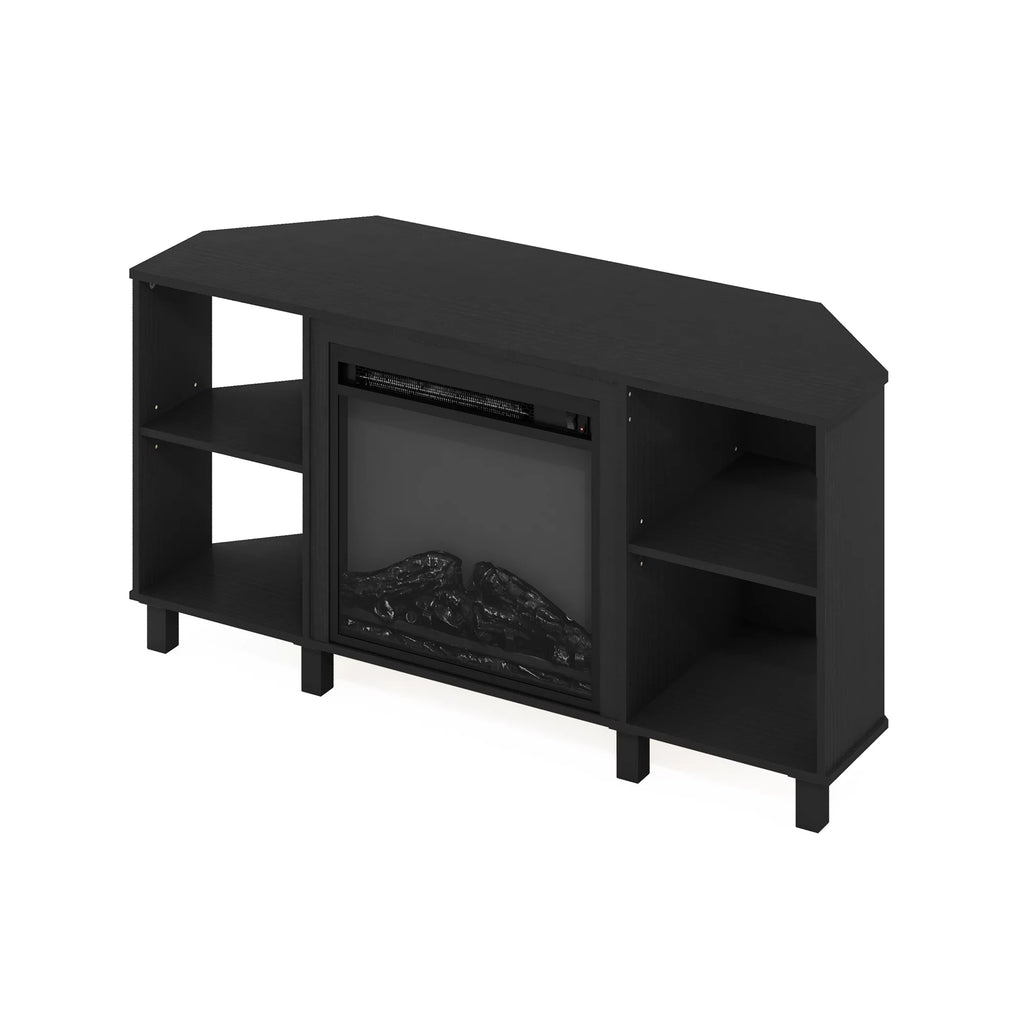 Corner Fireplace TV Stand with Metal Leg for TV up to 55 Inches K62712