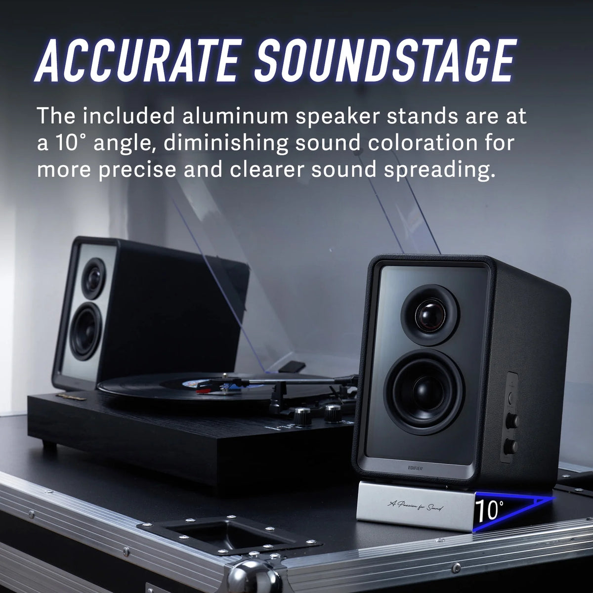 Black Active Monitor Speakers Q406751
