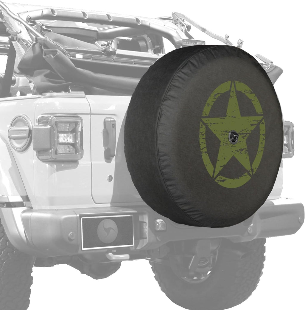 Soft JL Tire Cover for Jeep Wrangler with Back-up Camera, Pack of 2 Y78132