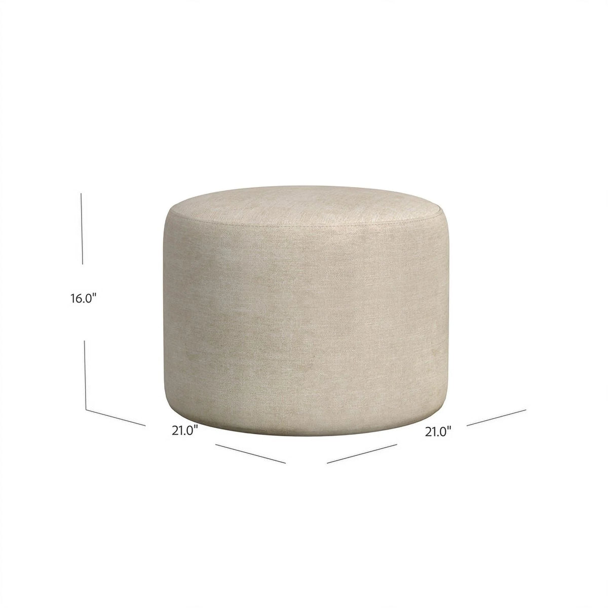 Round Nesting Cocktail Table with Glass Top K33646