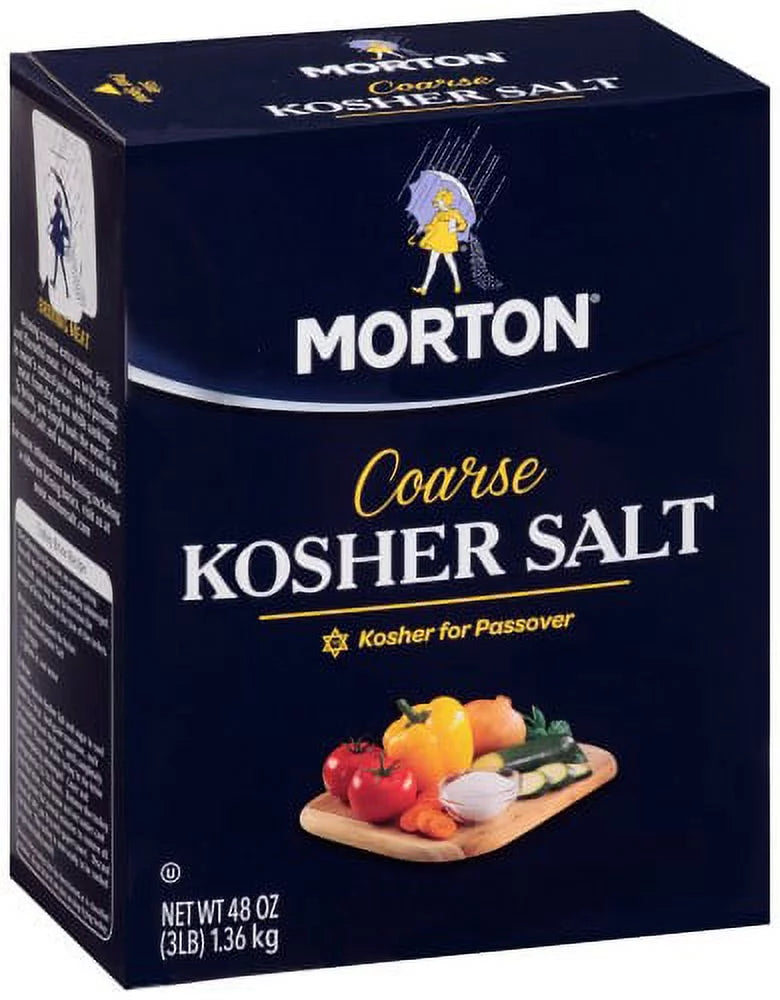 Coarse Kosher Salt, 48 Oz (Pack of 6) J841