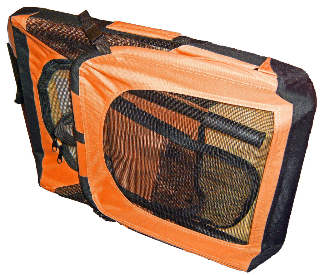 Folding Pet Dog Carrier, Orange O308
