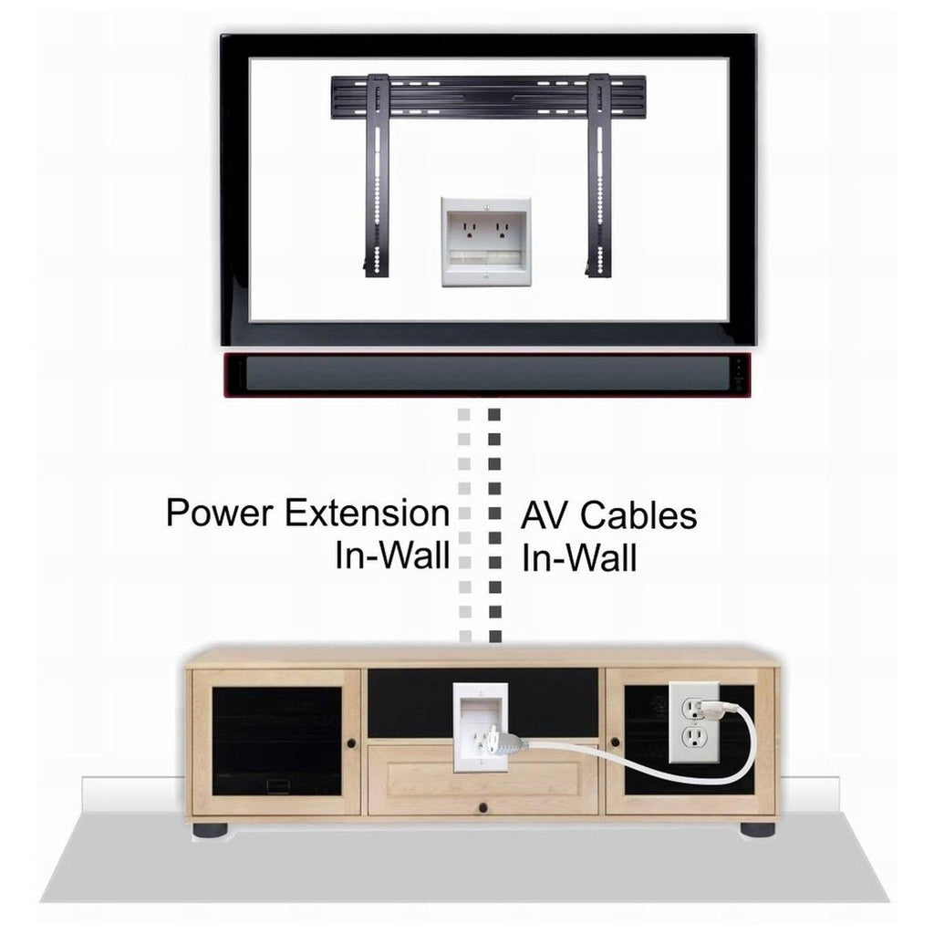 Recessed In-Wall Cable Management W176
