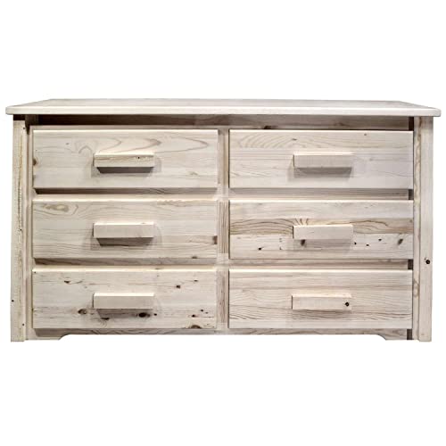 6 Drawer Unfinished Dresser K1263