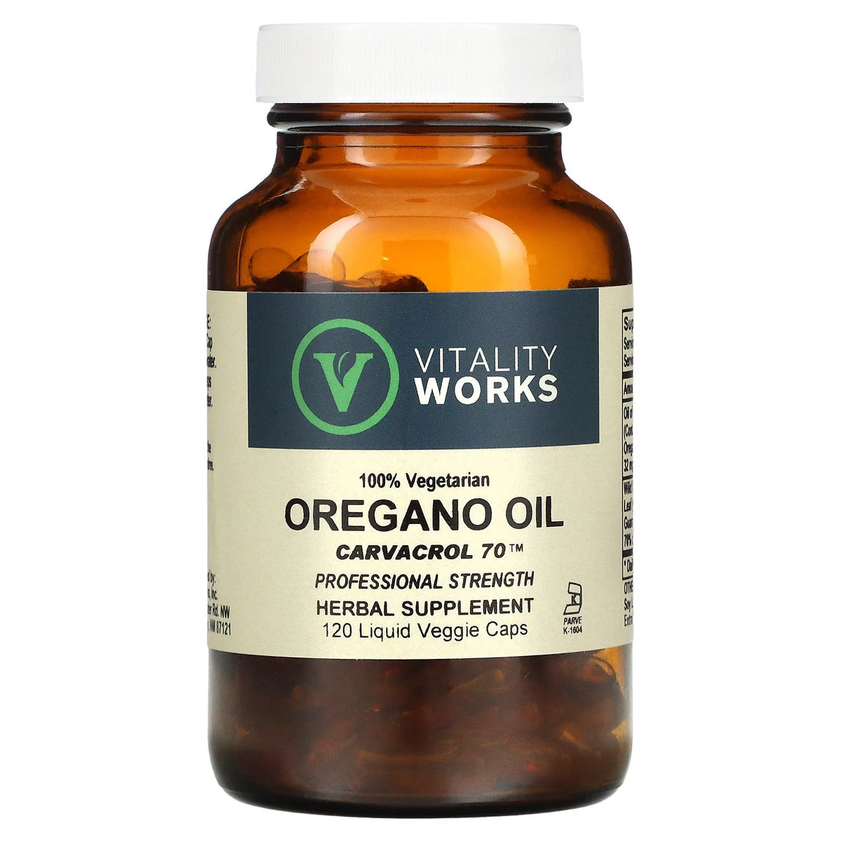 Oregano Oil 120 Liquid Veggie Caps S708