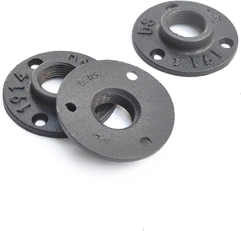 Black Industrial Wall Mount Pipe Handrail L85651