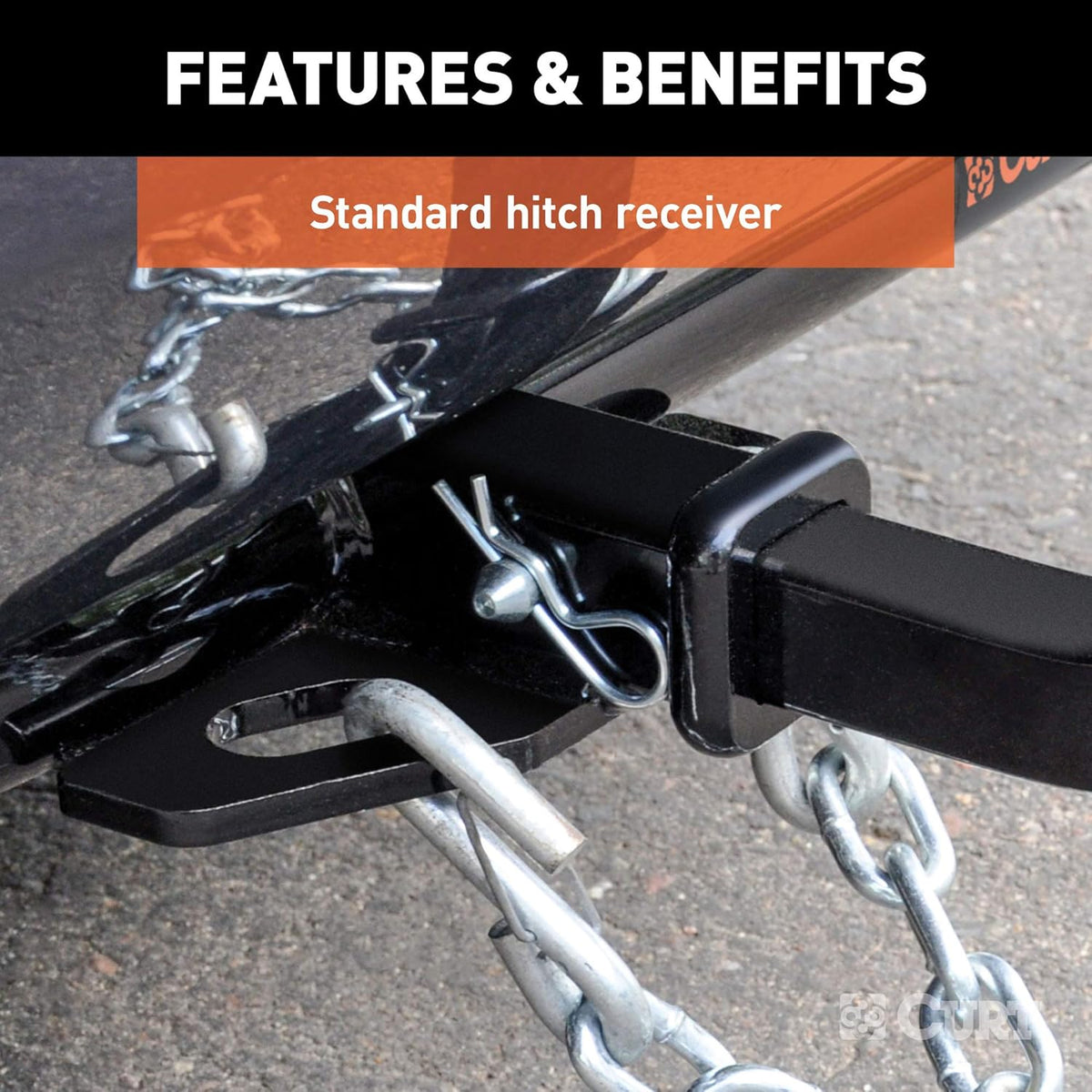 Class 2 Trailer Hitch with Ball Mount, 1-1/4-Inch Receiver M36697