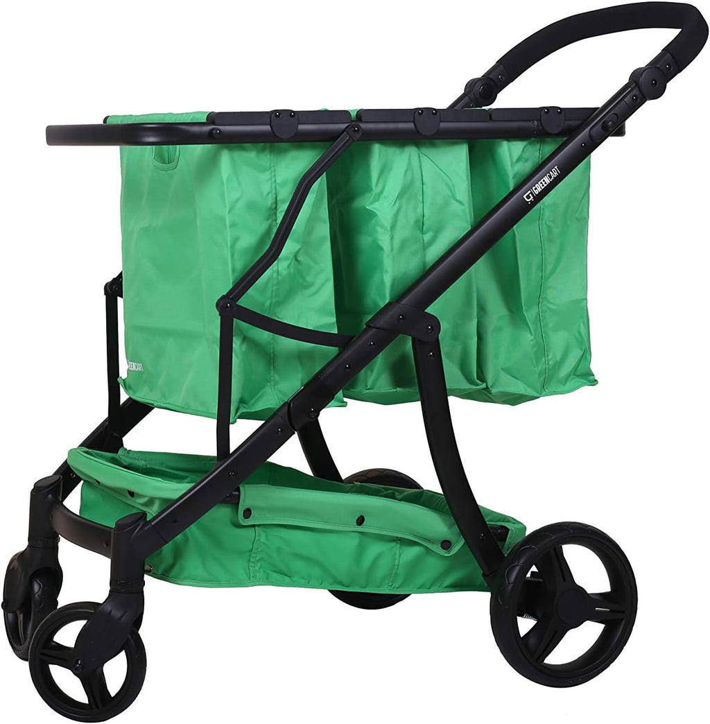 Lightweight Shopping Cart with 3 Blue Baskets P3669