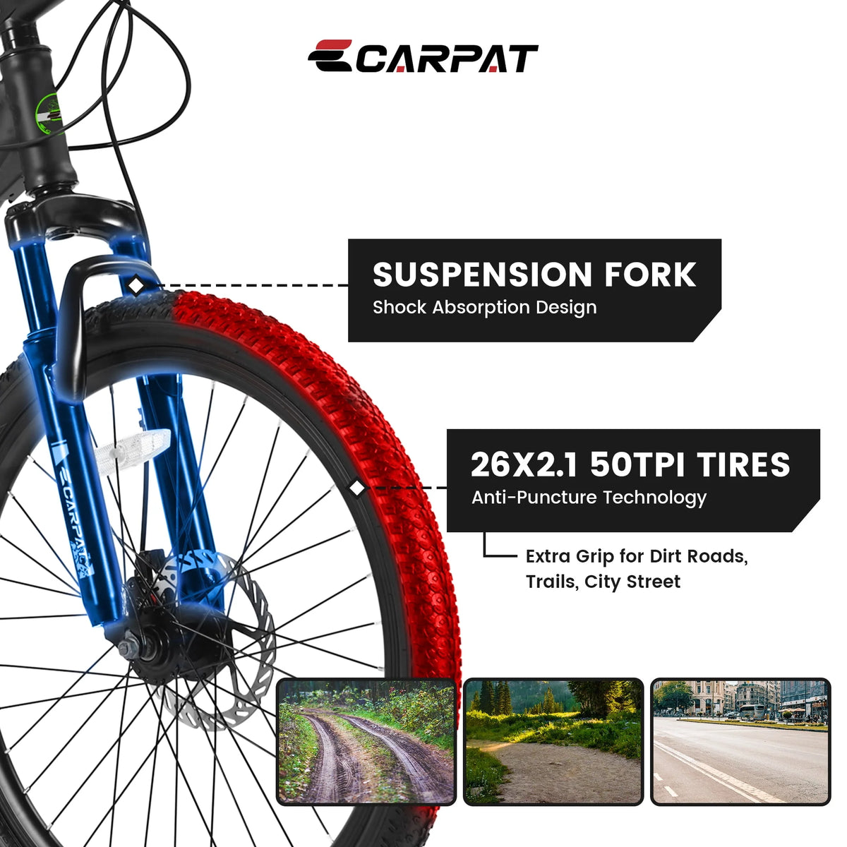 26 inch Mountain Bike with 21 Speed & Disc Brakes R89977
