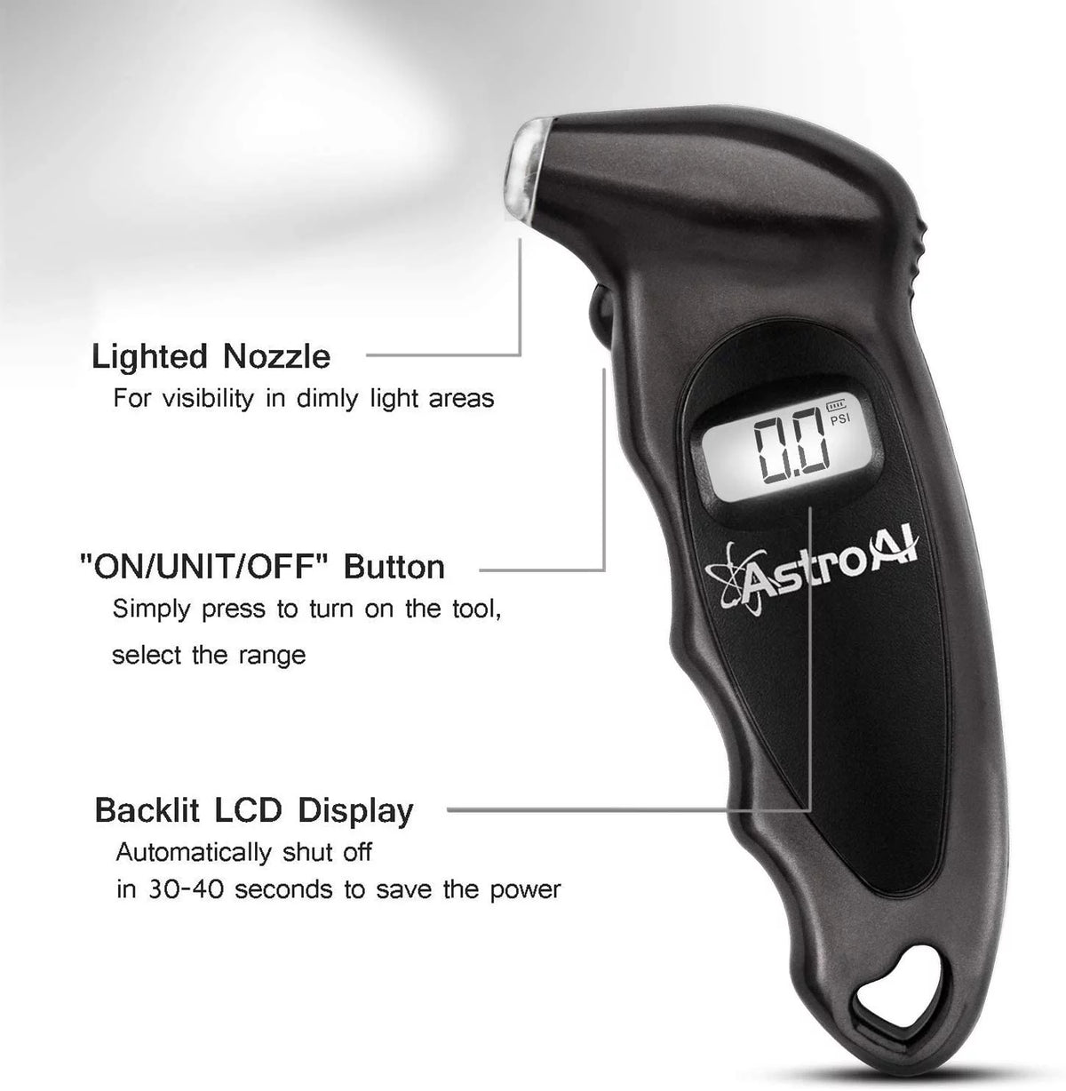 150 PSI Digital Tire Pressure Gauge T3365