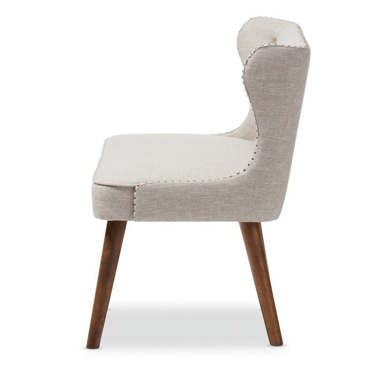 Mid-Century Upholstered 2-Seater Loveseat in Brown V281