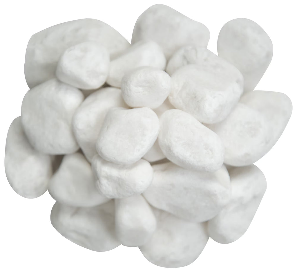 White Marble Bagged Pebbles P748