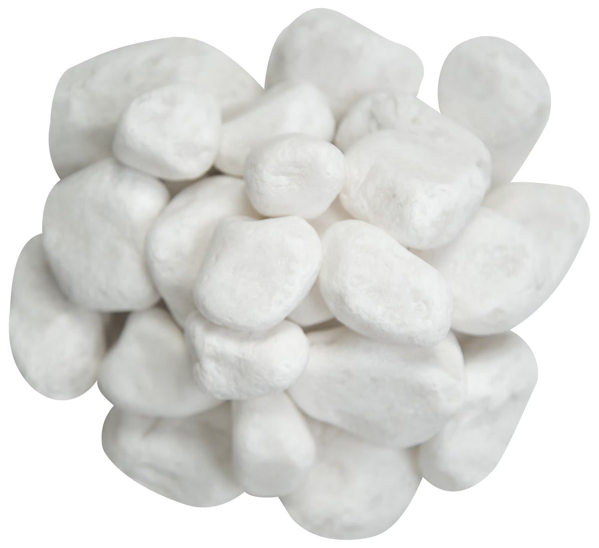 White Marble Bagged Pebbles P748