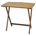 Solid American Red Oak Folding Table Q65269