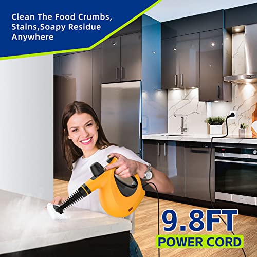 Handheld Pressurized Multi-Surface Steam Cleaner with 11pcs Accessories E331188