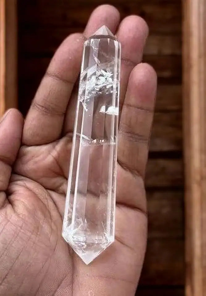 Clear Quartz Double Terminated Point 4-5inche Q551