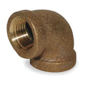 Red Brass Elbow 90 Degree 2 1/2 In T2227