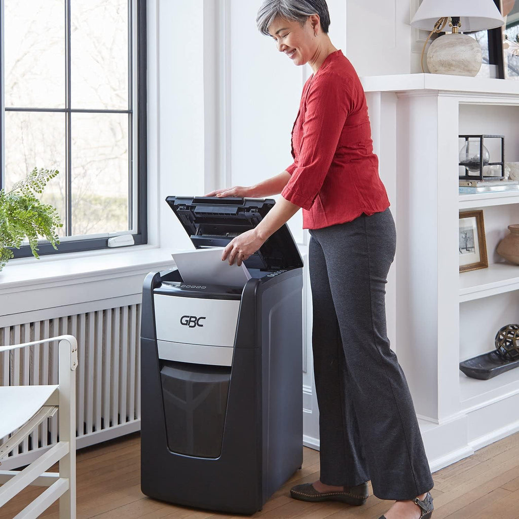 Auto Feed 100 Sheet Super Cross-Cut Paper Shredder N407