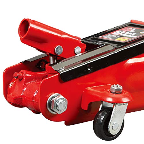 Hydraulic Trolley Floor Jack with Extra Saddle 3 Ton Red P878893