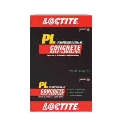 Concrete Crack Polyurethane Sealant, Limestone Gray, 28-oz. Cartridge J130