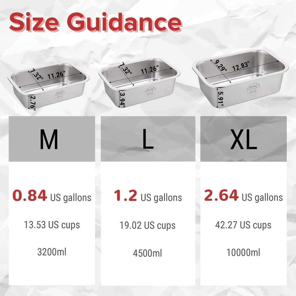 Large 304 Stainless Steel Dog Bowl L238881