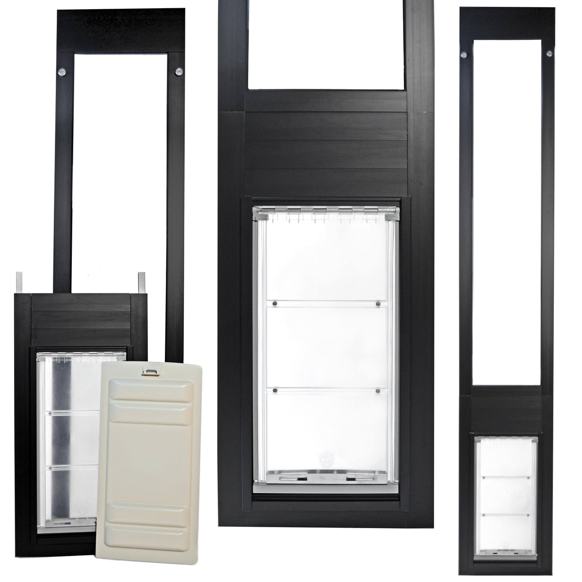 Bronze Frame Medium Flap Pet Door Thermo Panel H57306