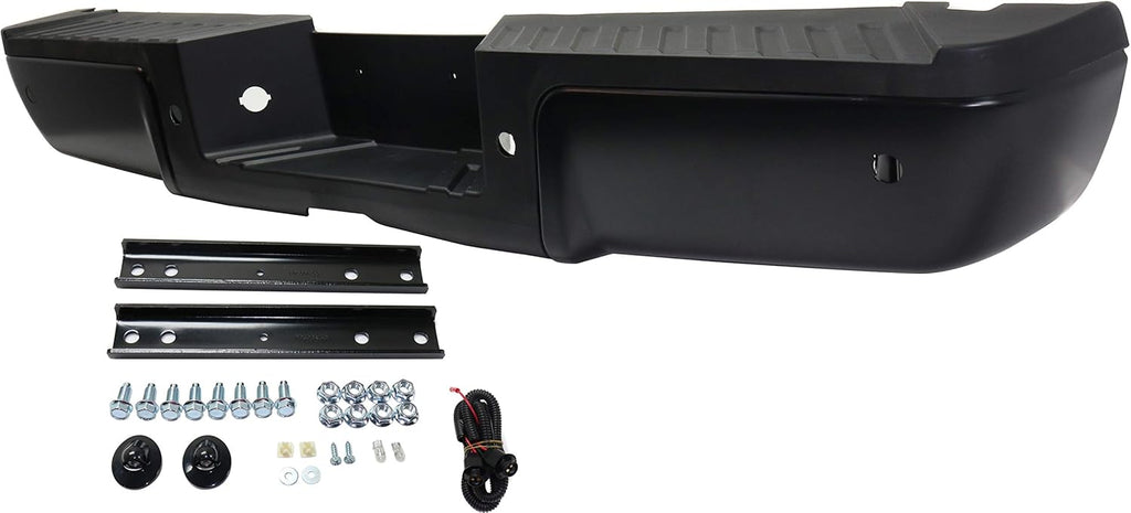 Black Face Steel Step Bumper Assembly X11609