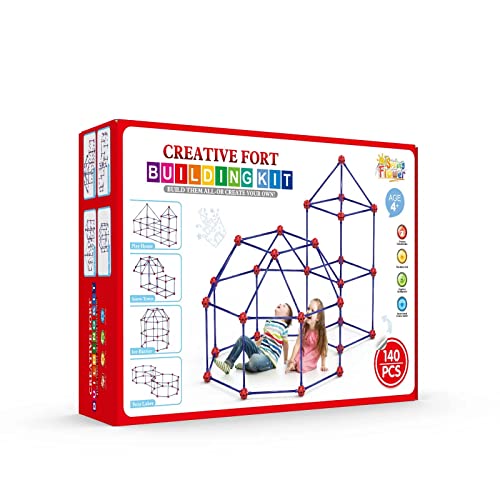 140 Pcs STEM Construction Fort Building Kit X642