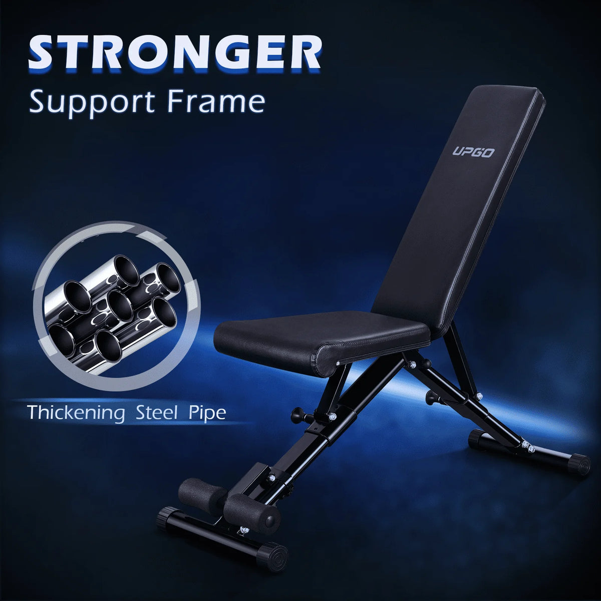 Adjustable Weight Bench with 800 Lbs. Weight Capacity D335