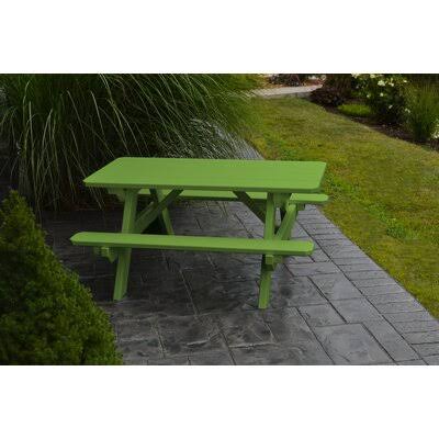 Lime Green Kids Picnic Table J74430