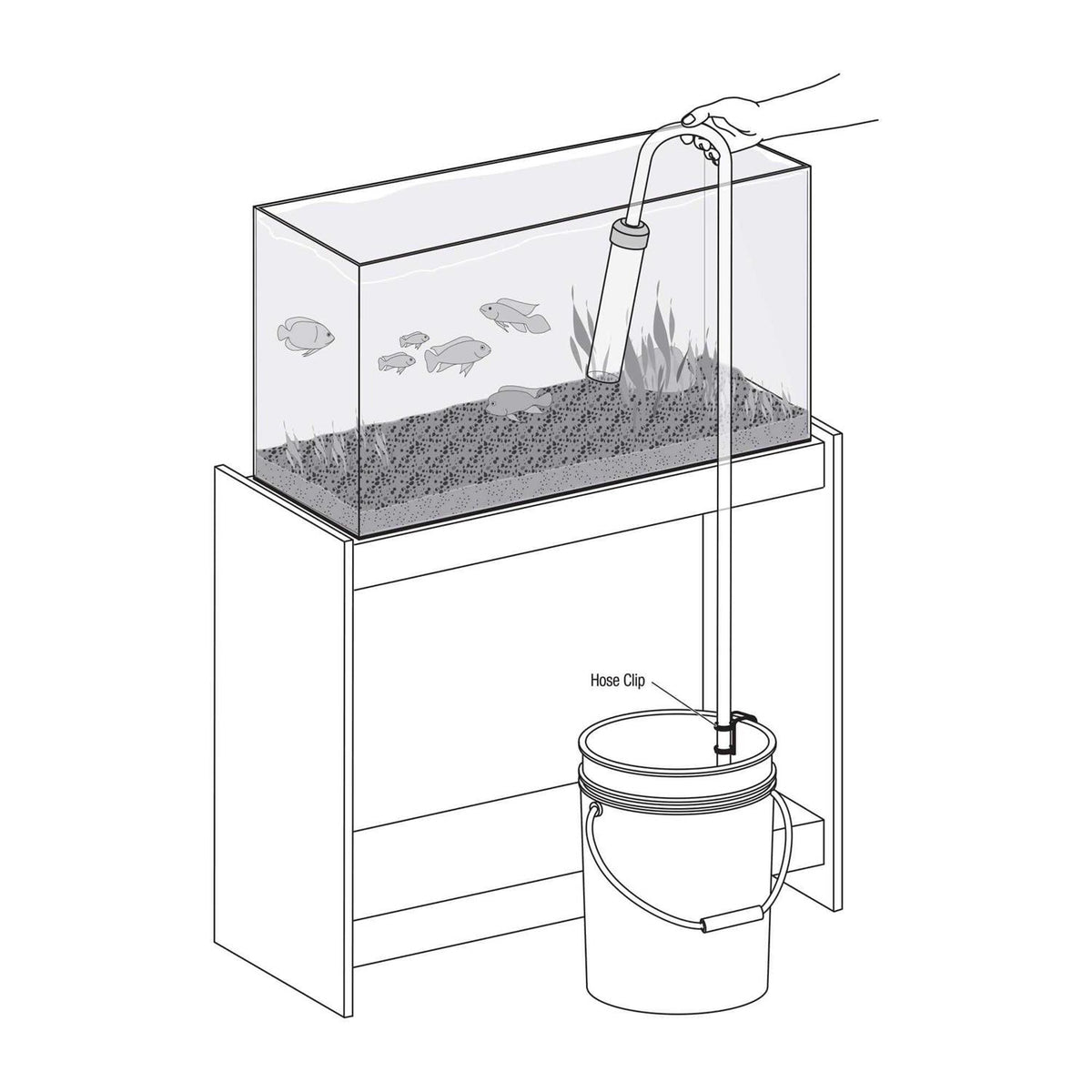 Siphon Vacuum Gravel Cleaner Mini L424