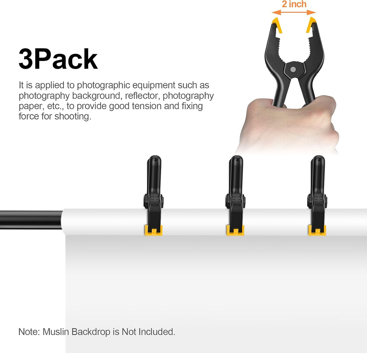 Heavy Duty Adjustable Backdrop Stand with Carry Bag R19325